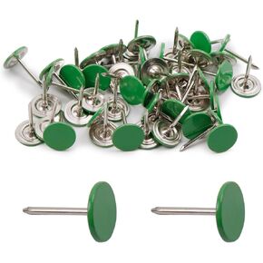 Antrader 200 Pieces Push Pins Round Head Thumbtack 0.43Inch Thumb Tacks for Office School Personal Use (White) in Kuwait