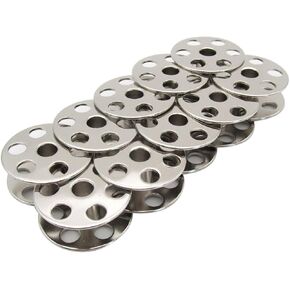 CKPSMS Brand - #B9117-563-000 Large Steel BOBBINS Compatible with JUKI LU 563 1508 1510 1560 1565 Singer 211U G Walking Foot and Double Needle Machines (10PCS)