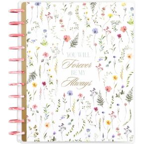 Happy Planner Blooming Romance Disc-Bound 12-Month Undated Wedding Planner, Big Size