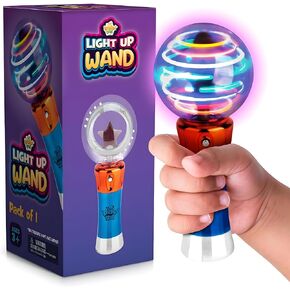 IPIDIPI TOYS Spinning Light Up Wand for Kids - Light Up Spinner Toy, Spinning Globe Toy, Special Needs Sensory Toys for Children with Autism, Stocking Stuffers Toys in Kuwait