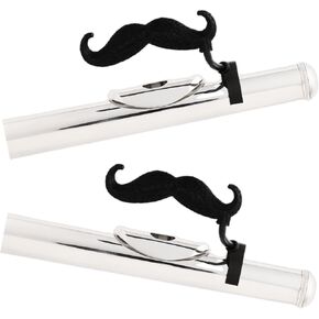 The Original Flute-stache 2.0 للأطفال - (عبوتان) شارب بمشبك للاعبي الفلوت، الحجم الأصلي، من Brasstache in Kuwait