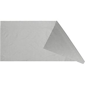 LTKJ 20" Wide Silver Reflective Fabric Safty Strip Gray Sew On Material 1.5'x39" 0.5Mx1M