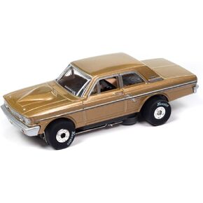 AW AUTO WORLD Autoworld SC408-2 Prairie Bronze Thunderjet 1964 Ford Thunderbolt Bronze HO Electric Slot Car