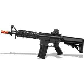 كرة جل رش كهربائية معدلة Orby Blaster M4A1 - علبة تروس V2 مع مجموعة تروس معدنية - طاقة عالية 11.1 فولت - أوضاع أوتوماتيكية شبه وكاملة - أقوى الخرز المائي - للأعمار من 16 عامًا فما فوق (أسود) in Kuwait