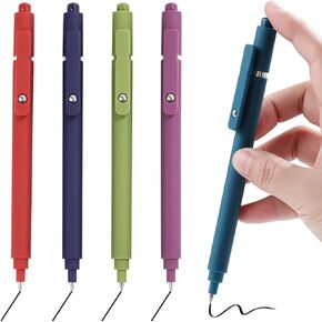 RIANCY Aesthetic Pens Beige Pens Gel Pens 5 Pcs 0.5mm Quick Dry Black Ink Pens Fine Point Smooth Writing Pens, Cute Pens Japanese Stationary Home Work Essentials Nurse School Supplies Christmas Gifts