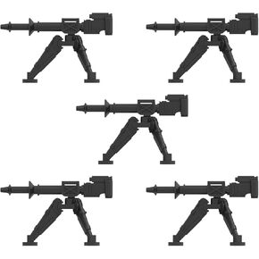 MOOXI-MOC Space Wars Z6 Rotary Blaster Clone Trooper Blaster Weapons Pack Accessories,Designed for Minifigs Hand