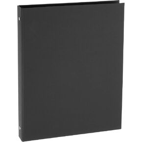 PATIKIL A4 Binder Cover, 4 Round Ring Binder Protector Kraft Paper Binder Shell Hardcover for Meeting Notebook Folder, Dark Khaki