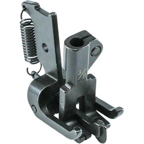 Blooy - Walking Presser Foot Set with Center Guide Fit Double Needle Sewing Machine Consew 369RB JUKI LU-1560 Typical GC20606 4420 20518 (3/8)