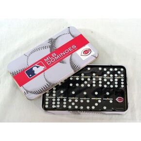 (Dead) Cincinnati Reds Logo Domino Set in Gift Tin (Dominoes)