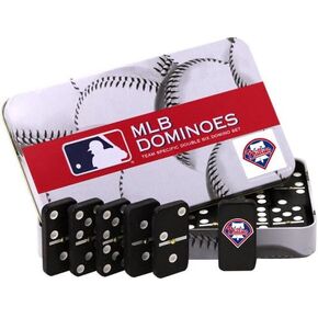 Rico Industries MLB Philadelphia Phillies Domino Set in Metal Gift Tin