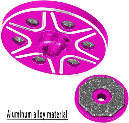 قابض شبشب RCMYou RC 56T (0.8Mod) جزء ترقيات تروس نقل الحركة لـ 1/10 Slash 2wd VXL/Rustler 2wd VXL/Stampede 2wd VXL/Bandit 2wd VXL، قابض شبشب 56T، أحمر in Saudi Arabia