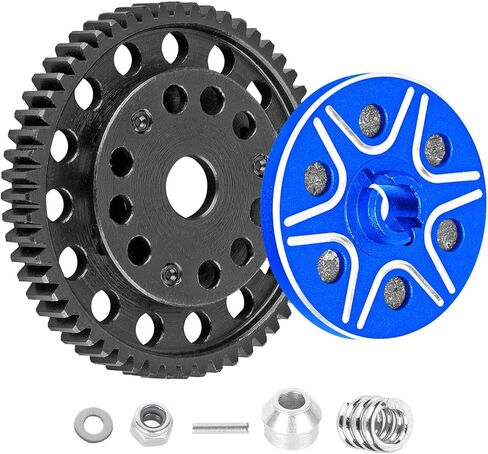 قابض شبشب RCMYou RC 56T (0.8Mod) جزء ترقيات تروس نقل الحركة لـ 1/10 Slash 2wd VXL/Rustler 2wd VXL/Stampede 2wd VXL/Bandit 2wd VXL، قابض شبشب 56T، أحمر in Saudi Arabia