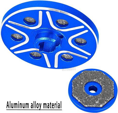 قابض شبشب RCMYou RC 56T (0.8Mod) جزء ترقيات تروس نقل الحركة لـ 1/10 Slash 2wd VXL/Rustler 2wd VXL/Stampede 2wd VXL/Bandit 2wd VXL، قابض شبشب 56T، أحمر in Saudi Arabia