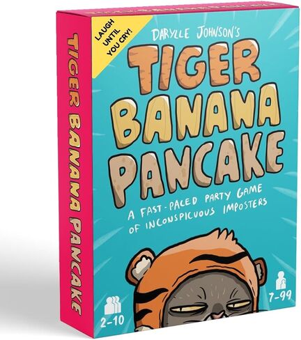 I'm Right You're Wrong Tiger Banana Pancake: 5 Min Card Game for Families, Fun & Hilarious Party Game for Kids, Teens & Adults, Ages 7-99, 2-10 Players, Designed by Darylle Johnson, seen on Netflix in Saudi Arabia