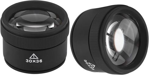 عدسة مجوهرات Watris Veiyi، عدسة مكبرة 30X، مكبرة للعملات المعدنية، عدسة مكبرة لجواهر الجيب، عدسات بصرية محمولة للمجوهرات والعملات المعدنية والطوابع in Kuwait