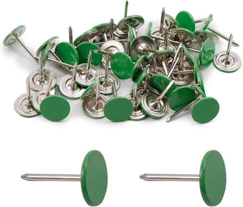 Antrader 200 Pieces Push Pins Round Head Thumbtack 0.43Inch Thumb Tacks for Office School Personal Use (White) in Kuwait