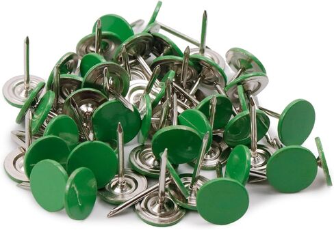 Antrader 200 Pieces Push Pins Round Head Thumbtack 0.43Inch Thumb Tacks for Office School Personal Use (White) in Kuwait