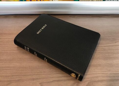 KJV Concord Reference Bible - Red Letter Edition (Cambridge) Split Calfskin Leather - Black - Non-Indexed in Saudi Arabia