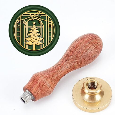 MAYJOYDIY Moon Rose Fox Wax Seal Stamp, 0.98inch Crescent Moon Star Animal Sealing Wax Stamp Removable Brass Head Wooden Handle for Wedding Party Invitations Cards Envelopes Letter Sealing in Saudi Arabia