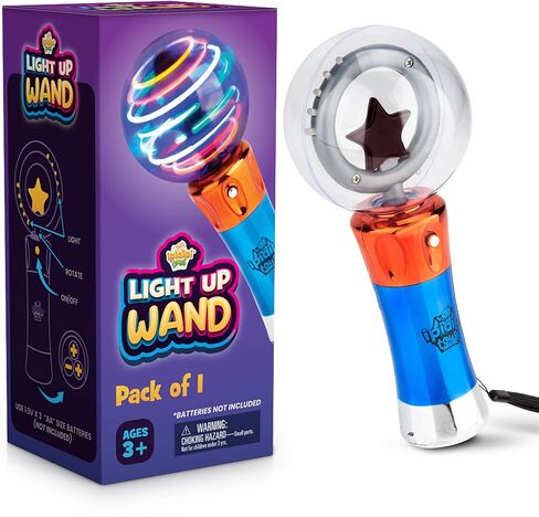 IPIDIPI TOYS Spinning Light Up Wand for Kids - Light Up Spinner Toy, Spinning Globe Toy, Special Needs Sensory Toys for Children with Autism, Stocking Stuffers Toys in Kuwait