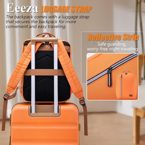 Zeeza Backpack Durable Lightweight Travel Backpack Featuring Spacious Main Laptop Compartment, Functionality for Travel, Daily Use in Saudi Arabia