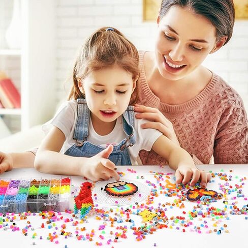 LDXURU 6 عبوات من صندوق منظم بلاستيكي مع فواصل، صندوق منظم شفاف، صندوق معالجة بلاستيكي، 8 شبكات صندوق مقصورة قابل للتعديل، حاويات خرز لتنظيم الحرف اليدوية والخرز والمجوهرات والجزء الصغير in Kuwait