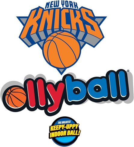 Ollyball NBA Team Edition New York Knicks Licensed Indoor Play Ball with NBALAB for Indoor Basketball Kid activites Coloring and Play in Kuwait