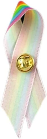 25/50/100pcs Satin Awareness Ribbon Pins (Pick your color), for Cancer & Disease Awareness, Bulk Quantities for Fundraising, Events, Memorials, Gift Giving in Saudi Arabia