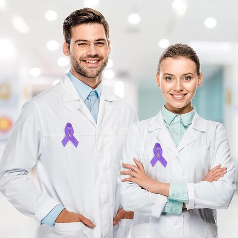 25/50/100pcs Satin Awareness Ribbon Pins (Pick your color), for Cancer & Disease Awareness, Bulk Quantities for Fundraising, Events, Memorials, Gift Giving in Saudi Arabia