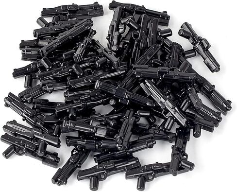 MOOXI-MOC Space Wars Z6 Rotary Blaster Clone Trooper Blaster مجموعة أسلحة الملحقات، مصممة لليد Minifigs in Saudi Arabia