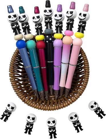 10 Pcs 3D Character Focal Bead Cute Loose Beads Accessory for DIY Keychains Bracelet Necklace Pens Lanyard Making in Saudi Arabia