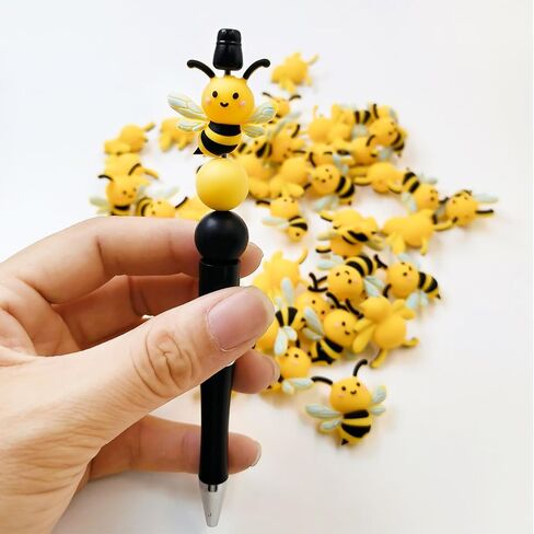 10 Pcs 3D Character Focal Bead Cute Loose Beads Accessory for DIY Keychains Bracelet Necklace Pens Lanyard Making in Saudi Arabia
