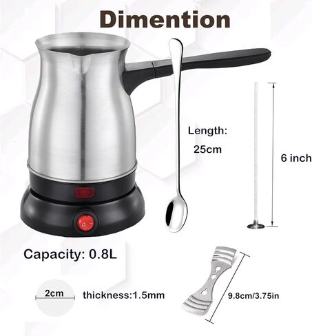 مذيب شمع فينيكو لصنع الشموع، مذيب شمع كهربائي، وعاء ذوبان الشمع من الفولاذ المقاوم للصدأ 800 مل، مستلزمات صنع الشموع in Kuwait