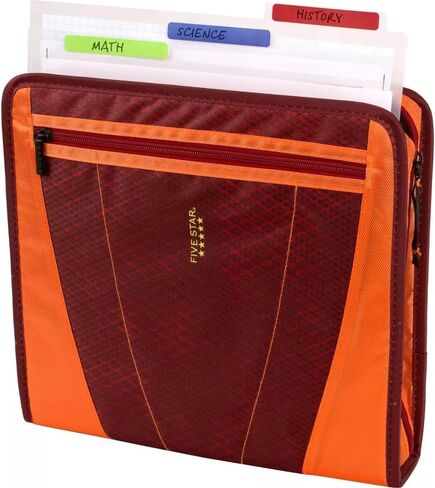 غلاف بسحاب مخيط من خمس نجوم مقاس 2 بوصة مع شبكة قرمزية لملفات الملفات in Kuwait