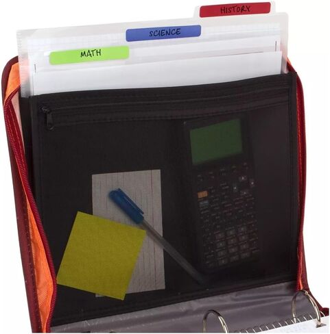 غلاف بسحاب مخيط من خمس نجوم مقاس 2 بوصة مع شبكة قرمزية لملفات الملفات in Kuwait