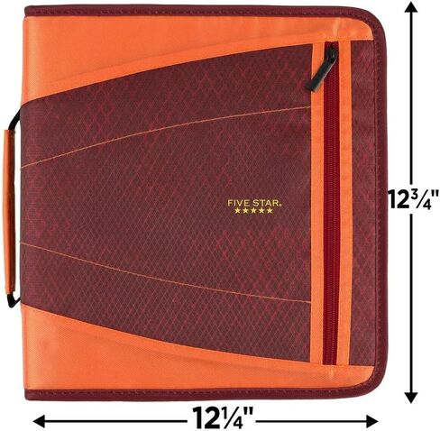 غلاف بسحاب مخيط من خمس نجوم مقاس 2 بوصة مع شبكة قرمزية لملفات الملفات in Kuwait