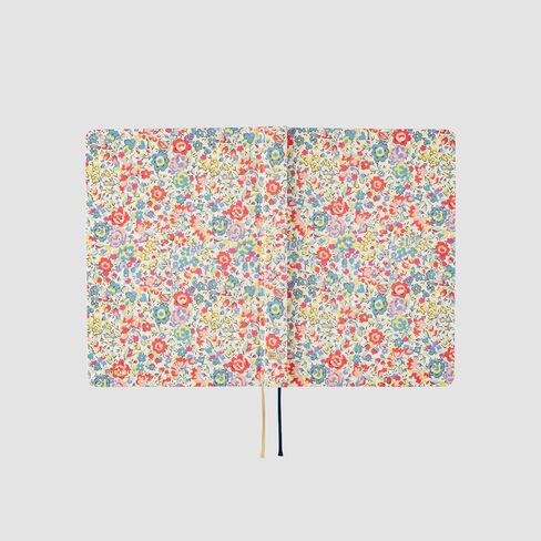 Hobonichi Techo 2024 HON A6 [حجم إنجليزي/A6/بدء يناير] أقمشة الحرية: إيما وجورجينا in Saudi Arabia