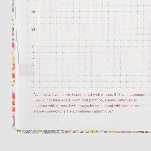 Hobonichi Techo 2024 HON A6 [حجم إنجليزي/A6/بدء يناير] أقمشة الحرية: إيما وجورجينا in Saudi Arabia