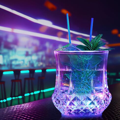 24 قطعة من نظارات LED مقاس 4 بوصات من Mumufy للحفلات، 10 أونصة، كوب إضاءة فلاش تلقائي يتوهج في الظلام، إمداد الحفلات للنادي الليلي، العودة إلى المدرسة، حفلة عيد ميلاد (الأناناس) in Kuwait