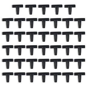 BENECREAT 40Pcs Acrylic Honeycomb Tray Pins, 0.78x0.68inch Laser Engraving Crumb Tray Pins Hold Down Pins with Laser Cutter and Engraver Machine for Accessories Compatible