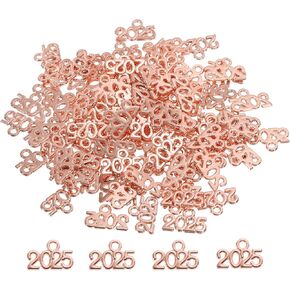 MECCANIXITY Year Number Charm Graduation Year Charm, for Tassel, DIY Jewelry Making, Necklace Bracelets, Keychain