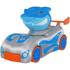 Knuckle Headz Head Poppin' Quick Shot Pull Back Crash Derby Race Car - Finn The Shark