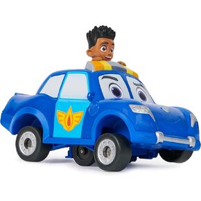 Disney Junior Firebuds, Jayden and Piston Toy Car with Pull Back Feature and Donut Drift Action, Kids Toys for Boys and Girls Ages 3 and Up