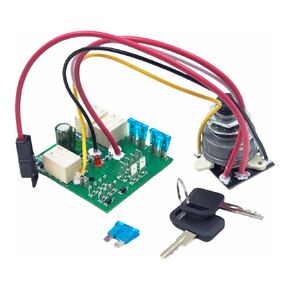 SPJIUQI Ignition Module Key Switch AM132500 AM130341 AUC15330-JD AUC15805-JD Compatible with John Deere Garden/Lawn Tractor LX255 LX266 LX277 LX279 GX255 GX325 GX335 X465 X475 X485 325 335 345