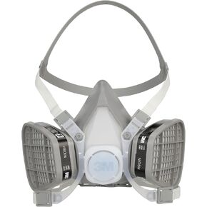 3M Disposable Respirator, Half Face Piece Assembly 5301, Organic Vapor Respiratory Protection, Large Size