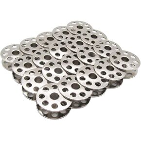 CKPSMS Brand - M size metal bobbins with inner hole diameter just short of 1/4inch(6mm) Compatible with/Replacement for CONSEW brand 205RB,206RB JUKI brand DNU-241,DNU-1541,DNU-1541S,DU-1181(20PCS)