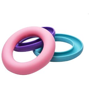 YXQ 3Pcs Bobbin Holder,Silicone Rubber Bobbin Organizers Ring Saver for Sewing Machine (3 Colors)