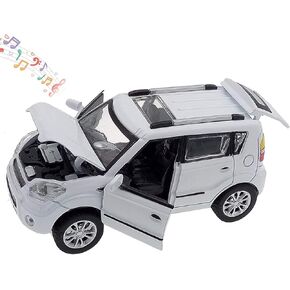 Toy Cars Diecast Car Models KIA Soul Model Cars,Pull Back Cars,Car Toy with Sound and Light for 3+ Year Old Boys(Red)