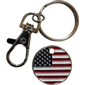 Shopping Cart/Trolley Quarter Coin With Keyring