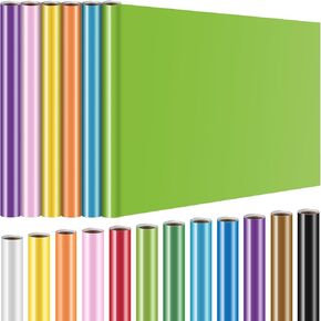 Tatuo 12 Roll Fade Resistant Bulletin Board Paper, Bulletin Board Paper Roll, 48 Inches x 12 Feet Fade Resistant Paper Roll for Arts Crafts Bulletin Boards Drawing Paint Classroom, 12 Assortment Color